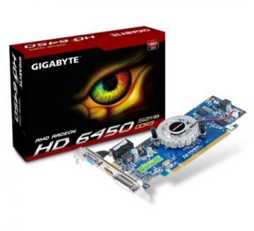 Placa video Gigabyte AMD Radeon HD6450 R645D3-512I - Pret | Preturi Placa video Gigabyte AMD Radeon HD6450 R645D3-512I