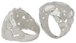 Zazaya Bijoux, hammered silver ring - Pret | Preturi Zazaya Bijoux, hammered silver ring