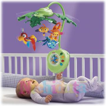 Carusel bebe Rainforest Peek-A-Boo Leaves - Pret | Preturi Carusel bebe Rainforest Peek-A-Boo Leaves