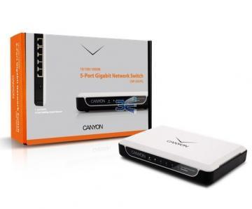 Switch CANYON CNP-D05PG 5 port Gigabit - Pret | Preturi Switch CANYON CNP-D05PG 5 port Gigabit