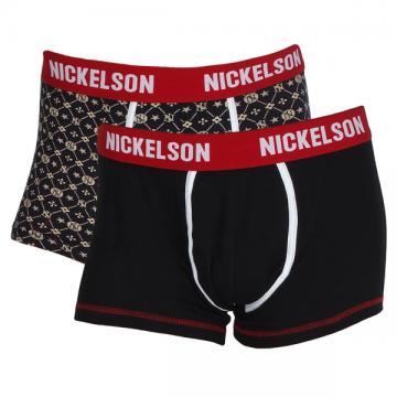 Boxeri Nickelson Morando negri -Set 2 perechi - Pret | Preturi Boxeri Nickelson Morando negri -Set 2 perechi
