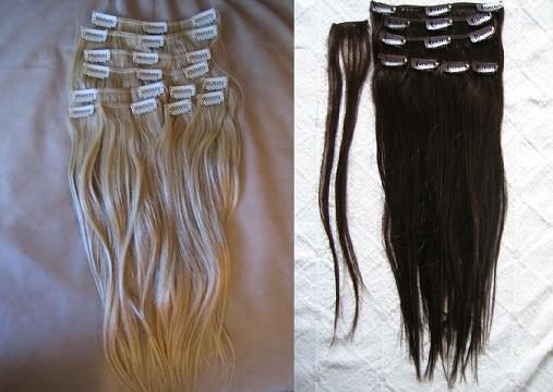 Extensiii 100% par natural cu clips - Pret | Preturi Extensiii 100% par natural cu clips