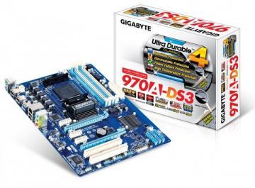 Placa de baza Gigabyte AMD 970A (SAM3,DDR3,SATA III,LAN,USB 2.0/3.0) ATX, GA-970A-DS3 - Pret | Preturi Placa de baza Gigabyte AMD 970A (SAM3,DDR3,SATA III,LAN,USB 2.0/3.0) ATX, GA-970A-DS3