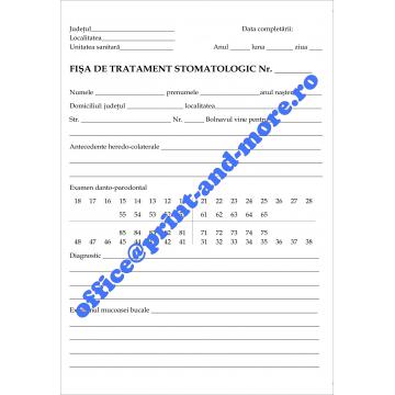 Fisa tratament stomatologic - personalizata - Pret | Preturi Fisa tratament stomatologic - personalizata