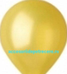 Set de 50 baloane metalizate 25cm AURIU - Pret | Preturi Set de 50 baloane metalizate 25cm AURIU