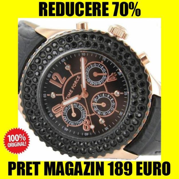 Reducere 70% time force tf3299l11 cristiano ronaldo edition ceas femeie dama original - Pret | Preturi Reducere 70% time force tf3299l11 cristiano ronaldo edition ceas femeie dama original