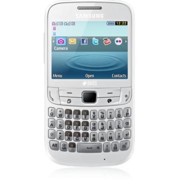 SAMSUNG S3572 Chat Dual Sim Ceramic White - Pret | Preturi SAMSUNG S3572 Chat Dual Sim Ceramic White