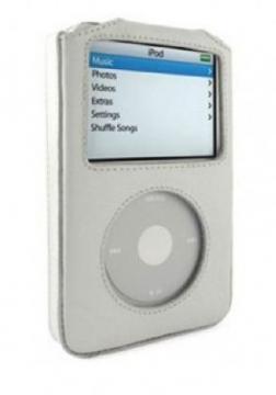 Husa MCA din piele alba pt. iPod Classic - Pret | Preturi Husa MCA din piele alba pt. iPod Classic