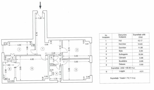 Schimb apartament 3 camere Ostroveni cu 2 camere zonele Nord si Traian - Pret | Preturi Schimb apartament 3 camere Ostroveni cu 2 camere zonele Nord si Traian