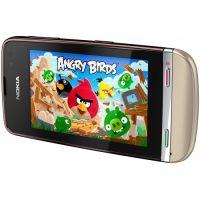 Telefon mobil Nokia Smartphone Asha 311, CPU 1 GHz, RAM 128 MB, microSD, 3 inch (240x400), OS S40 (Brown) - Pret | Preturi Telefon mobil Nokia Smartphone Asha 311, CPU 1 GHz, RAM 128 MB, microSD, 3 inch (240x400), OS S40 (Brown)