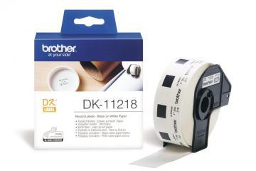 Banda de etichete 24x24mm Brother DK11218 - Pret | Preturi Banda de etichete 24x24mm Brother DK11218