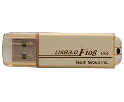 USB 3.0 Flash Team Group F108 8GB, gold - Pret | Preturi USB 3.0 Flash Team Group F108 8GB, gold