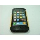 Husa Silicon iPhone 4 iPhone 4s Galben Cu Negru - Pret | Preturi Husa Silicon iPhone 4 iPhone 4s Galben Cu Negru