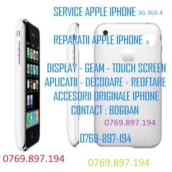 SERVICE GSM APPLE IPHONE BUCURESTI REPARATII IPHONE 4 3GS 3G Zona Aviatiei 0769.89.71.94 - Pret | Preturi SERVICE GSM APPLE IPHONE BUCURESTI REPARATII IPHONE 4 3GS 3G Zona Aviatiei 0769.89.71.94