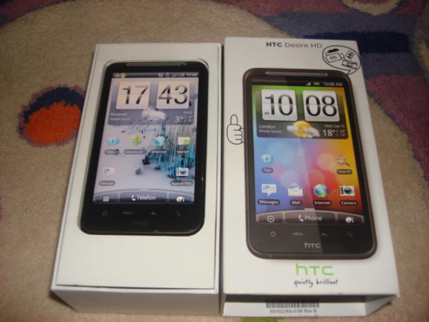 Vand Htc Desire HD pachet complet la cutie - Pret | Preturi Vand Htc Desire HD pachet complet la cutie