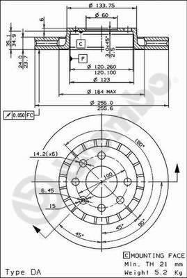 DISC DE FRANA OPEL ASTRA F - Pret | Preturi DISC DE FRANA OPEL ASTRA F