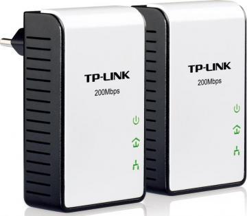 Kit Adaptor Powerline Ethernet 200Mbps, Mini Size, HomePlug AV, 2buc, TP-LINK TL-PA211KIT - Pret | Preturi Kit Adaptor Powerline Ethernet 200Mbps, Mini Size, HomePlug AV, 2buc, TP-LINK TL-PA211KIT