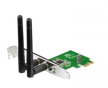 Wireless PCIex card Asus PCE-N15 802.11n draft 2.0 (2 antennas), downlink up to 300Mbps, uplink up to 300Mbps - Pret | Preturi Wireless PCIex card Asus PCE-N15 802.11n draft 2.0 (2 antennas), downlink up to 300Mbps, uplink up to 300Mbps