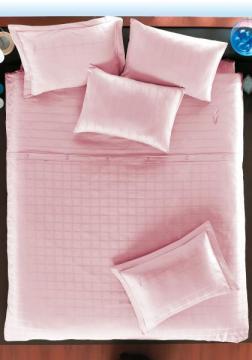 Lenjerie de pat satin Issimo Belissimo roz 2 persoane - Pret | Preturi Lenjerie de pat satin Issimo Belissimo roz 2 persoane