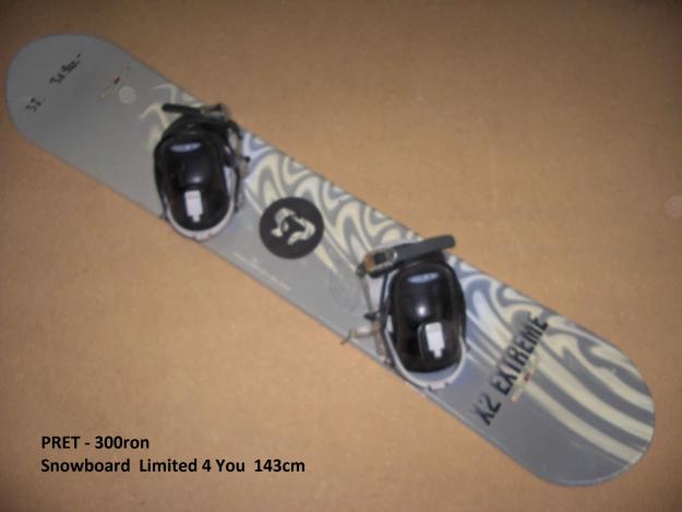 Snowboard Limited4You 143cm - Pret | Preturi Snowboard Limited4You 143cm