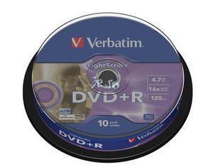 Verbatim DVD+R AZO, 4.7GB Matt Silver Surface Spindle, 16X, 10 buc - Pret | Preturi Verbatim DVD+R AZO, 4.7GB Matt Silver Surface Spindle, 16X, 10 buc
