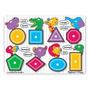 Melissa Doug jucarii educative tip puzzle lemn forme geometrice si culori - Pret | Preturi Melissa Doug jucarii educative tip puzzle lemn forme geometrice si culori