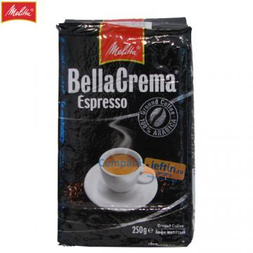 Cafea macinata Melitta Bella Crema Espresso 250g - Pret | Preturi Cafea macinata Melitta Bella Crema Espresso 250g