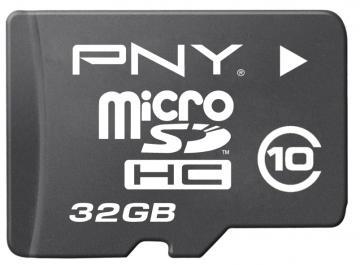 MICRO SD CARD 32GB PNY CLASS 10 w/ADAPTER, Write speed: up to 15MB/s, Read speed: up to 20MB/s - Pret | Preturi MICRO SD CARD 32GB PNY CLASS 10 w/ADAPTER, Write speed: up to 15MB/s, Read speed: up to 20MB/s