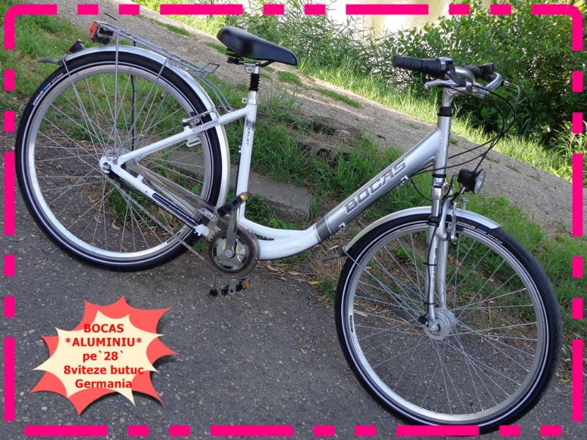 Bicicleta dame BOCAS *Aluminiu* alb-gri, pe`28`, pt.pretentiosi ! - Pret | Preturi Bicicleta dame BOCAS *Aluminiu* alb-gri, pe`28`, pt.pretentiosi !