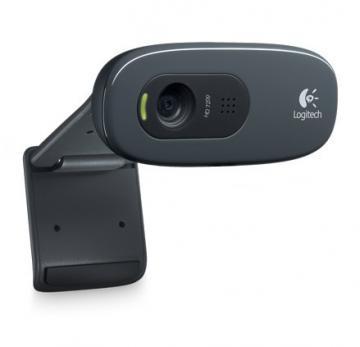 Webcam Logitech C270, 1.3MP Sensor, Video: 1280 x 720 pixels, Photos: up to 3.0 , 960-000635 - Pret | Preturi Webcam Logitech C270, 1.3MP Sensor, Video: 1280 x 720 pixels, Photos: up to 3.0 , 960-000635