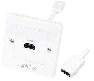 Priza de perete 1 port HDMI, LogiLink AH0014 - Pret | Preturi Priza de perete 1 port HDMI, LogiLink AH0014