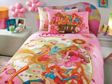 Tac - Lenjerie pat pentru copii Winx Fairy - Pret | Preturi Tac - Lenjerie pat pentru copii Winx Fairy