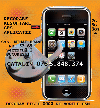Iphone Service Decodare Catalin :0765.848.374 sector 2 bucuresti - Pret | Preturi Iphone Service Decodare Catalin :0765.848.374 sector 2 bucuresti