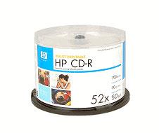 HP CD-R 52X Printabil, 50buc/cake - Pret | Preturi HP CD-R 52X Printabil, 50buc/cake