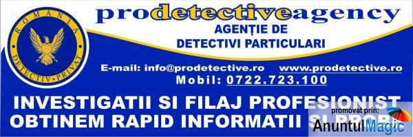 Pro detective agency detectivi particulari timisoara - Pret | Preturi Pro detective agency detectivi particulari timisoara