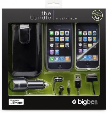 Set accesorii pentru iPhone 3G/3GS (geanta, husa, folie protectoare, casti, adaptor masina), negru, Bigben (BB289121) - Pret | Preturi Set accesorii pentru iPhone 3G/3GS (geanta, husa, folie protectoare, casti, adaptor masina), negru, Bigben (BB289121)