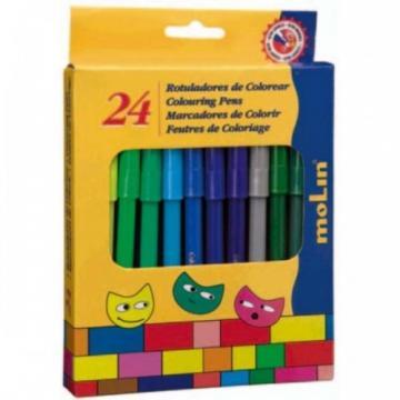 Carioca, 24 culori/set, MOLIN Color Plus - Pret | Preturi Carioca, 24 culori/set, MOLIN Color Plus