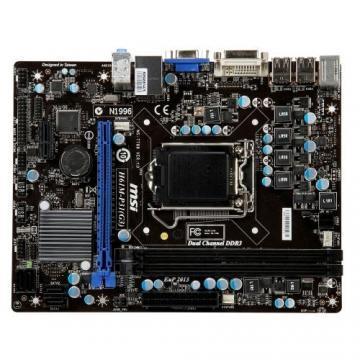 MSI Socket LGA1155, H61M-P31 (G3), Intel H61, 2DDRIII, 1PCI-Ex16, 1PCI-Ex1, GBLAN, 4SATA, D-Sub/DVI, mATX - Pret | Preturi MSI Socket LGA1155, H61M-P31 (G3), Intel H61, 2DDRIII, 1PCI-Ex16, 1PCI-Ex1, GBLAN, 4SATA, D-Sub/DVI, mATX