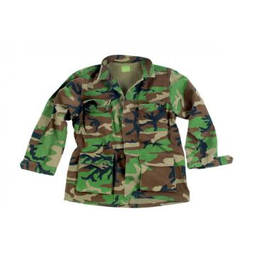 Veston BDU Ripstop Prespalat Camuflaj Woodland - Pret | Preturi Veston BDU Ripstop Prespalat Camuflaj Woodland