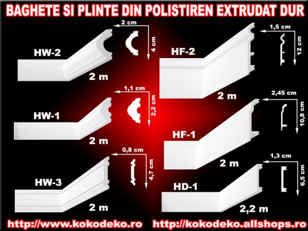 Baghete si plinte din polistiren extrudat dur - Pret | Preturi Baghete si plinte din polistiren extrudat dur