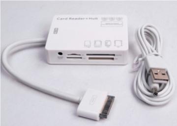 Card reader + USB HUB pentru iPad/iPhone - Pret | Preturi Card reader + USB HUB pentru iPad/iPhone