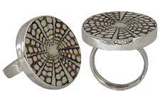 Zazaya Bijoux, Silver with natural Spider Shell ring - Pret | Preturi Zazaya Bijoux, Silver with natural Spider Shell ring