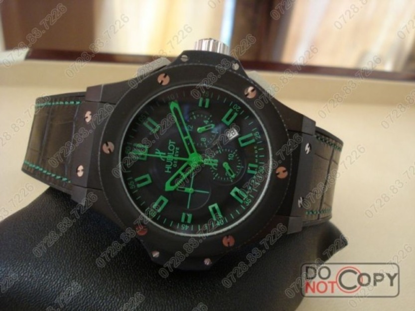 Hublot Big Bang All Black Green *Limited Edition ref.12 - Pret | Preturi Hublot Big Bang All Black Green *Limited Edition ref.12