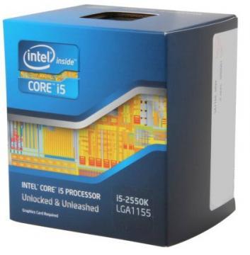 INTEL Core i5-2550K 3.4 GHz, LGA 1155, SandyBridge, 6Mb L3, 4 Core, 95W, HF VT-x ITT,Â no graphics, BX80623I52550K - Pret | Preturi INTEL Core i5-2550K 3.4 GHz, LGA 1155, SandyBridge, 6Mb L3, 4 Core, 95W, HF VT-x ITT,Â no graphics, BX80623I52550K