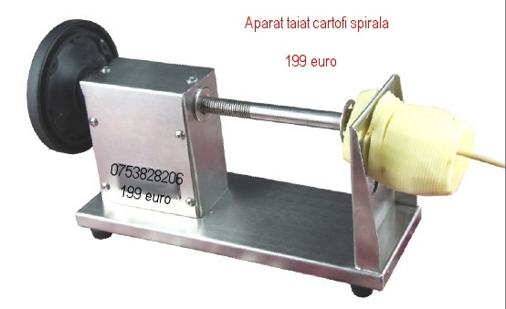 Aparat profesional pentru spiralat cartofi+friteuza+bete bambus nou- 0753828206 - Pret | Preturi Aparat profesional pentru spiralat cartofi+friteuza+bete bambus nou- 0753828206