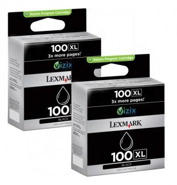 Cartus DoublePack Lexmark 14N0848 Negru - Pret | Preturi Cartus DoublePack Lexmark 14N0848 Negru