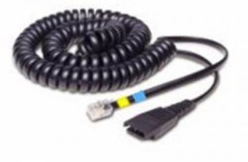 Cablu spiralat RJ12 la QD pentru GN8000, GN8050, GN8210, Jabra (06-0071) - Pret | Preturi Cablu spiralat RJ12 la QD pentru GN8000, GN8050, GN8210, Jabra (06-0071)