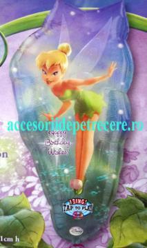 Balon muzical din folie metalizata TINKERBELL - Pret | Preturi Balon muzical din folie metalizata TINKERBELL