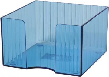 Suport cub hartie standard Flaro, 90 x 90 mm, transparent, albastru - Pret | Preturi Suport cub hartie standard Flaro, 90 x 90 mm, transparent, albastru