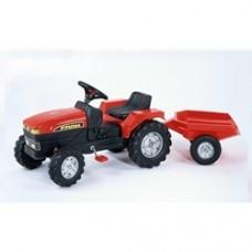 Tractor pentru copii cu Pedale Farm Rosu - Pret | Preturi Tractor pentru copii cu Pedale Farm Rosu
